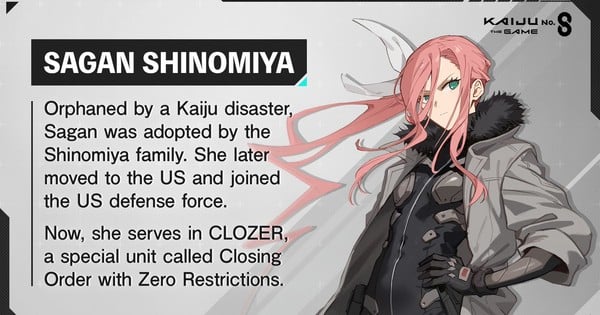 Kaiju No. 8 Game Reveals Exciting New Character: Sagan Shinomiya