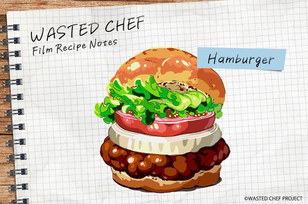 Wasted Chef hamburger art