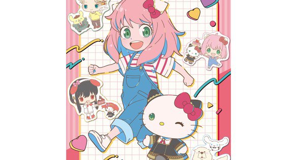 Anya's Adorable Encounter with Hello Kitty in Spy x Family x Sanrio Collaboration