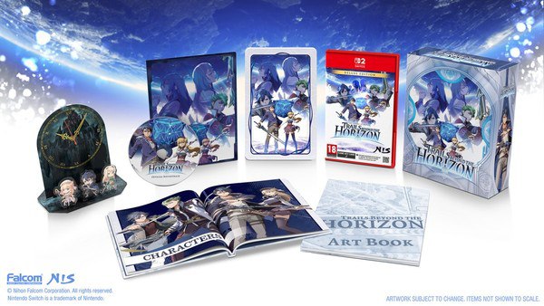 Promotional image of all editions of The Legend of Heroes: Trails Beyond the Horizon