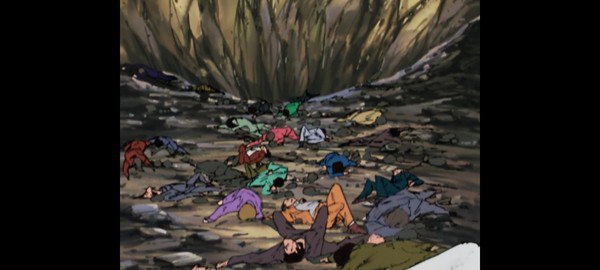 Scene from Gundam episode 1