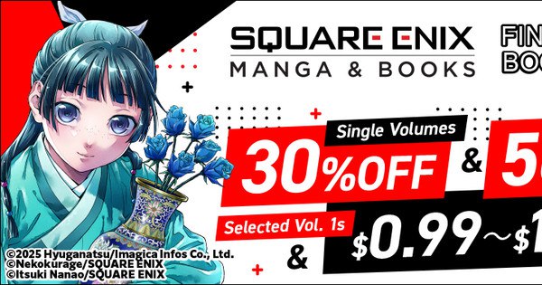 Discover Over 300 New Manga Titles from Square Enix on BookWalker!