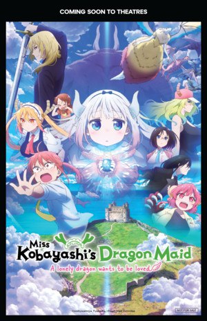 Miss Kobayashi's Dragon Maid English key visual