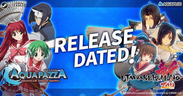Shiravune Announces Exciting Steam Release Dates for Aquapazza and Utawarerumono: Zan Games