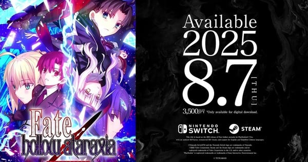 Fate/Hollow Ataraxia Remastered Launches August 7 – Don't Miss It!